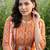 women ethnic motifs printed regular cotton kurta with trousers
