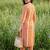 women ethnic motifs printed regular cotton kurta with trousers