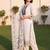 women ethnic motifs embroidered regular mirror work cotton kurta with trousers & with dupatta