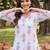 women floral printed regular cotton kurta with trousers