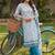 women floral printed regular thread work cotton kurta with trousers & with dupatta