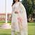 women floral embroidered regular thread work kurta with trousers & with dupatta