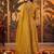 women floral embroidered empire mirror work kurta with trousers & with dupatta