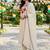 women ethnic motifs embroidered regular thread work liva kurta with trousers & with dupatta