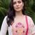 women floral embroidered regular thread work cotton kurta with trousers & with dupatta