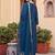 women ethnic motifs embroidered regular kurta with trousers & with dupatta