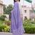 women ethnic motifs embroidered regular thread work cotton kurta with trousers & with dupatta