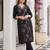 women floral embroidered regular thread work kurta with trousers