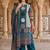 women printed regular cotton kurta with trousers & with dupatta