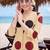 women printed regular cotton kurta with trousers