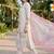 women floral embroidered regular thread work kurta with trousers & with dupatta