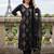 women ethnic motifs embroidered regular thread work liva kurta with trousers & with dupatta