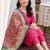 women ethnic motifs regular kurta with trousers & with dupatta
