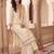 women ethnic motifs embroidered regular kurta with trousers & with dupatta