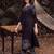 women floral printed regular cotton kurta with trousers
