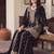 women ethnic motifs embroidered regular thread work kurta with sharara & with dupatta