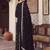 women ethnic motifs embroidered regular thread work kurta with sharara & with dupatta