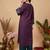 women ethnic motifs embroidered regular kurta with trousers & with dupatta