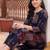 women ethnic motifs printed regular cotton kurta with trousers
