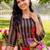 women floral printed regular cotton kurta with trousers