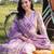women floral printed angrakha cotton kurta with patiala & with dupatta