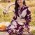 women floral printed regular sequinned kurta with trousers