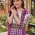 women printed regular cotton kurta with trousers