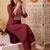 women ethnic motifs embroidered regular thread work liva kurta with patiala
