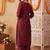 women ethnic motifs embroidered regular thread work liva kurta with patiala