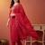 women ethnic motifs embroidered regular kurta with trousers & with dupatta