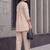 women printed regular kurta with trousers