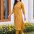 women panelled kurta with trousers