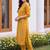 women panelled kurta with trousers