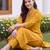 women panelled kurta with trousers
