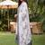 women floral printed regular cotton kurta with palazzos & with dupatta