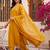 women ethnic motifs embroidered regular kurta with trousers & with dupatta