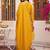women ethnic motifs embroidered regular kurta with trousers & with dupatta