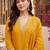 women ethnic motifs embroidered regular kurta with trousers & with dupatta