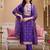 women ethnic motifs regular kurta with trousers & with dupatta