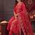 women ethnic motifs regular thread work kurta with trousers & with dupatta
