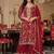 women ethnic motifs embroidered regular kurta with palazzos & with dupatta
