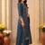 women embroidered regular thread work kurta with trousers & with dupatta