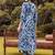 women floral printed regular cotton kurta with trousers