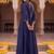 women ethnic motifs embroidered empire thread work kurta with trousers