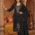 women ethnic motifs embroidered regular kurta with trousers & with dupatta