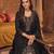 women ethnic motifs embroidered regular kurta with trousers & with dupatta