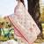 women ethnic motifs embroidered regular thread work cotton kurta with trousers & with dupatta