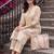 women printed regular cotton kurta with palazzos