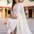 ethnic motifs embroidered regular thread work kurta with trousers & with dupatta