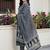 women ethnic motifs printed regular cotton kurta with trousers & with dupatta